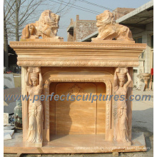 Outdoor Fireplace for Stone Marble Mantel (QY-LS147)